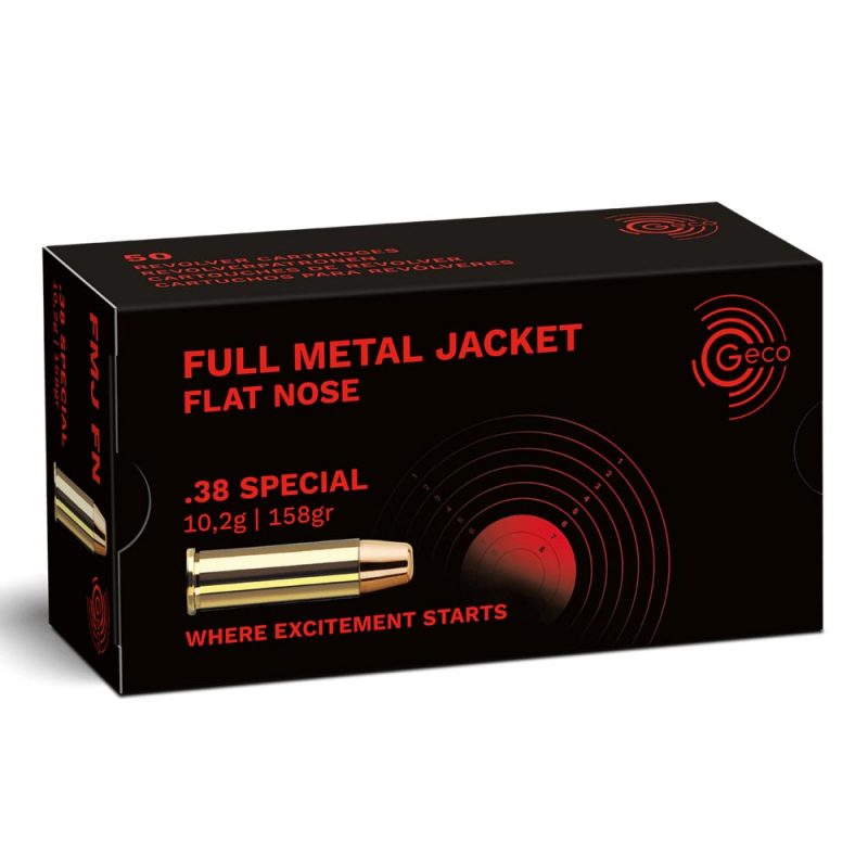 .38 special geco 158gr fmj flat nose