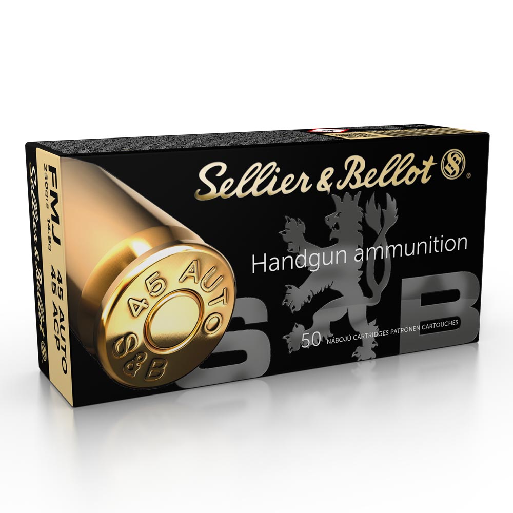 .45 acp sellier & bellot 230gr fmj