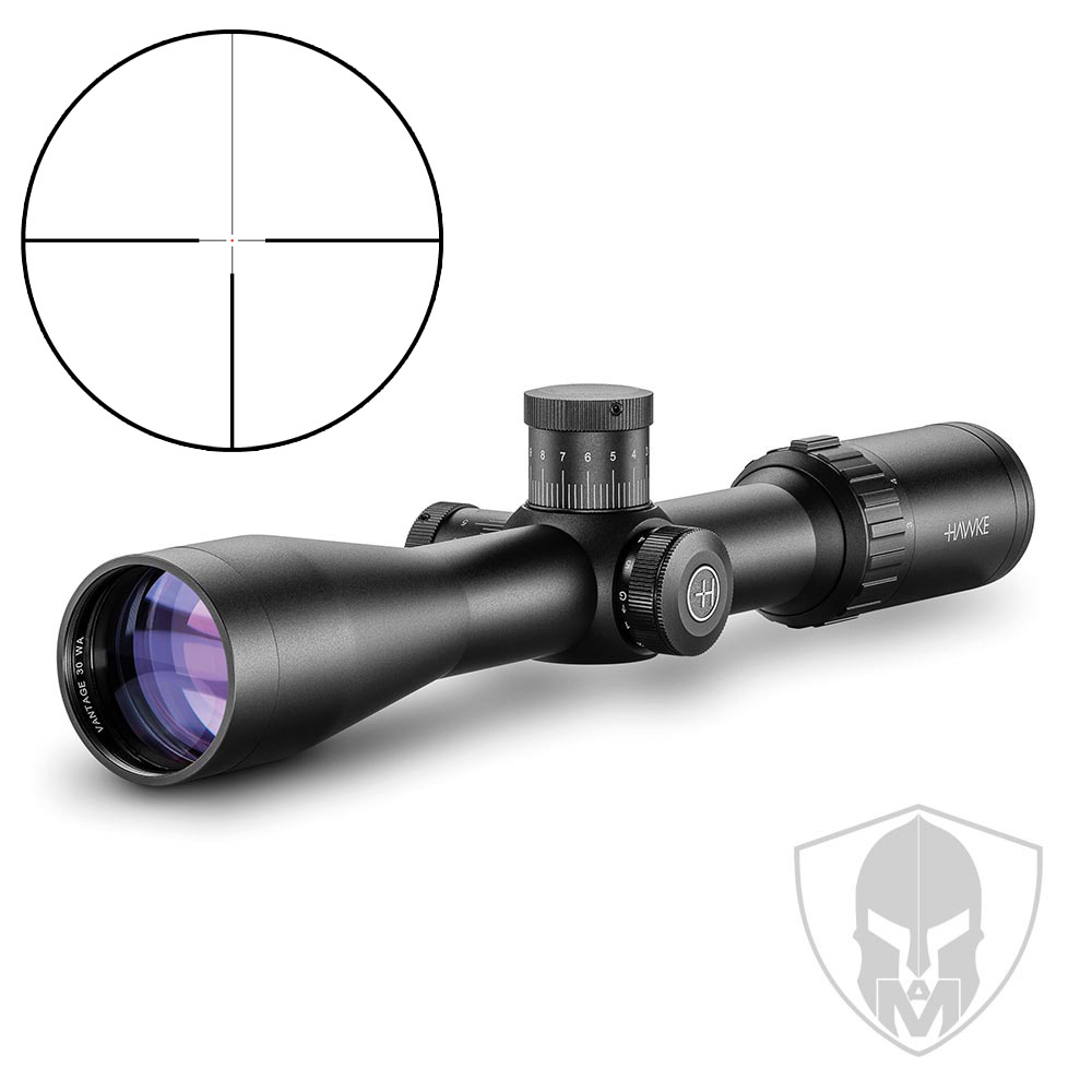 hawke vantage 30 wa ir 3 9x42 l4a dot, HAWKE, Vantage, lunette de tir, 3-9x42, L4A Dot, illuminé, chasse, précision, optique, grossissement, réticule, tourelles, abordable.