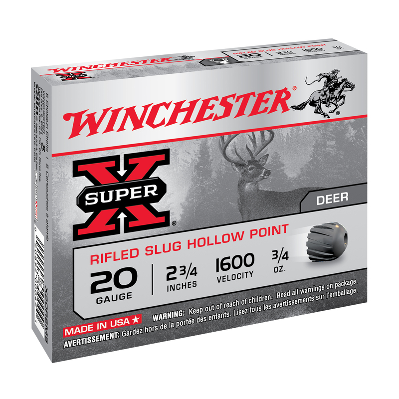 CARTOUCHES WINCHESTER Super X SLUG 20-70 21g
