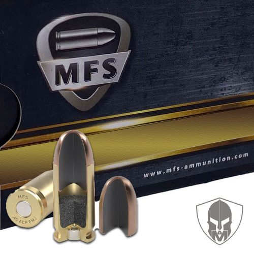 munitions-45acpr-MFS--FMJ-230-grains, .45 ACP, MFS, 230gr, FMJ, tir sportif, précision, performance fiable, munitions de qualité.