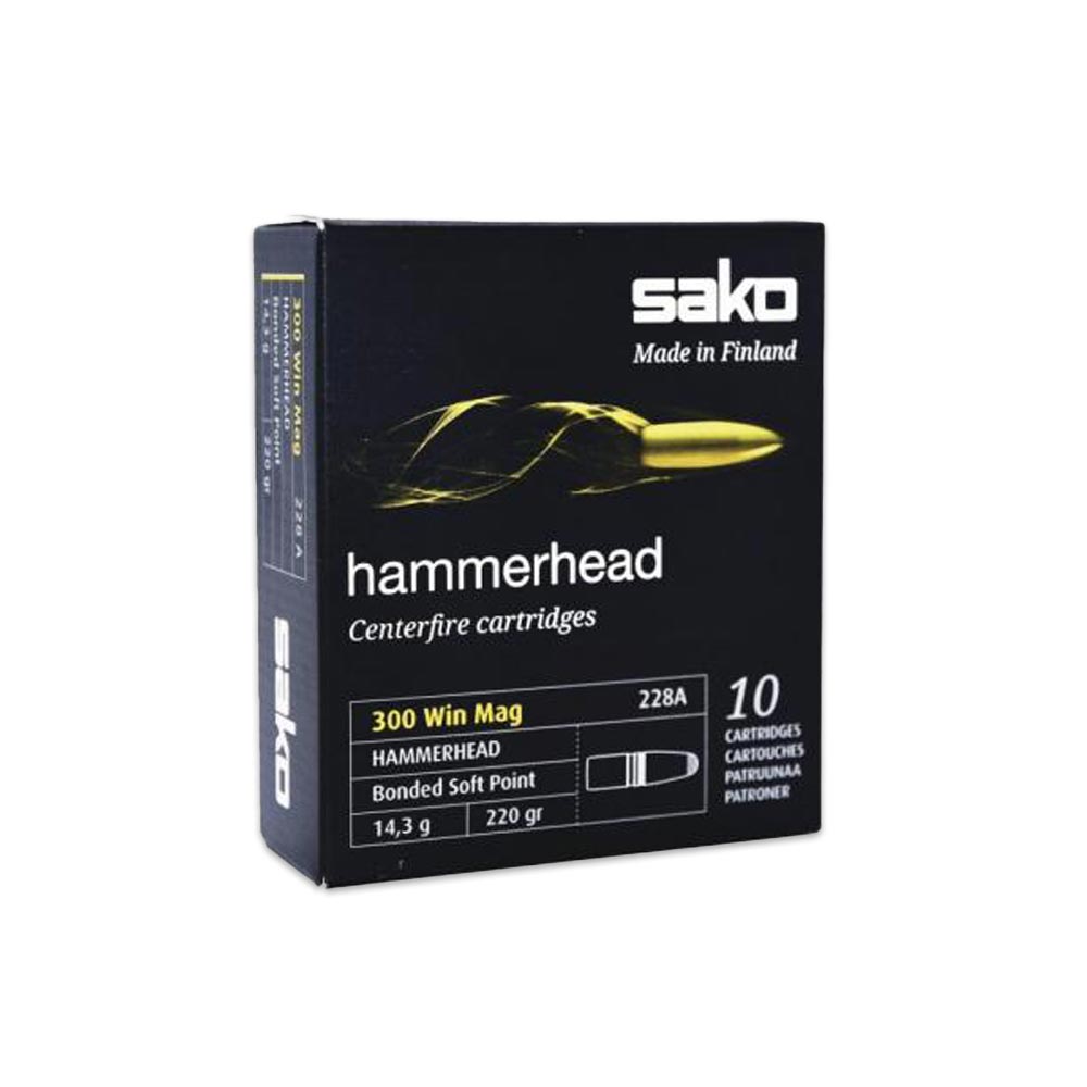 .300 win mag sako hammerhead 220gr x10