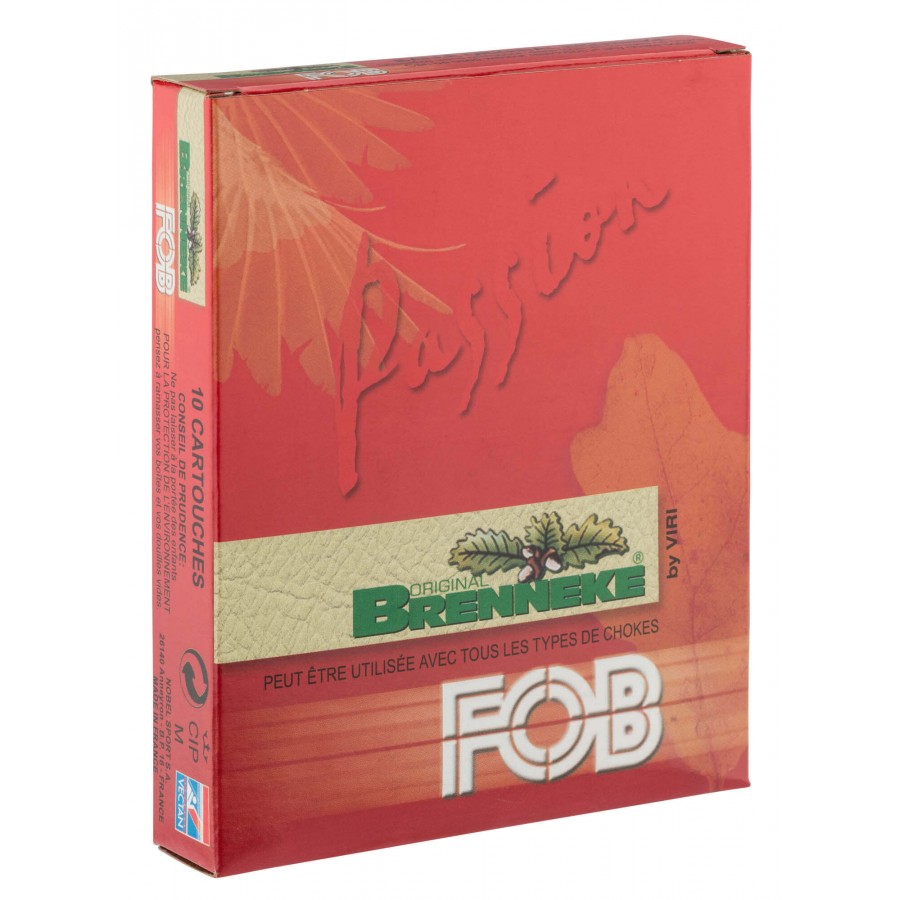 brenneke fob passion 16/67 27g x10, Brenneke, FOB Passion, 16/67, 27g, cartouches de chasse, puissance, précision