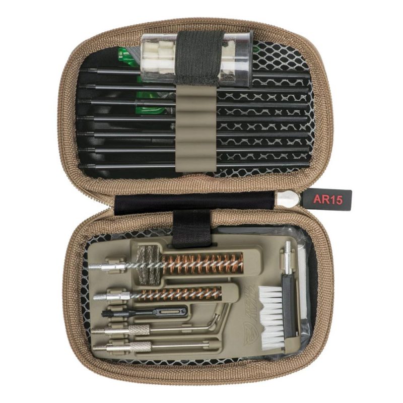 kit nettoyage ar 15 real avid, kit de nettoyage AR-15, Real Avid, entretien AR-15, brosse de canon, outils de nettoyage AR-15, mallette tactique