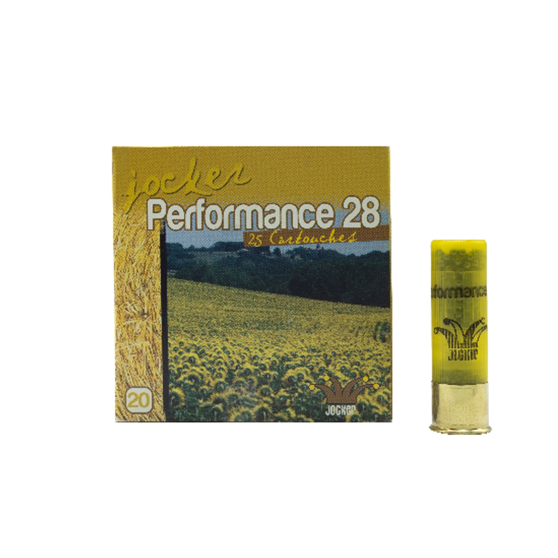 jocker performance 28 16/67 28g bj pb6, Jocker Performance 28, 16/67, 28g, PB6, plomb durci, cartouches de chasse, petit gibier