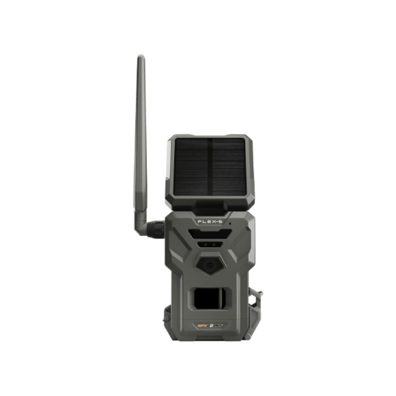 spypoint flex s solaire communiquant photo/vidéo, SPYPOINT FLEX-S, caméra de chasse cellulaire, 4G LTE, panneau solaire, surveillance de la faune, haute résolution
