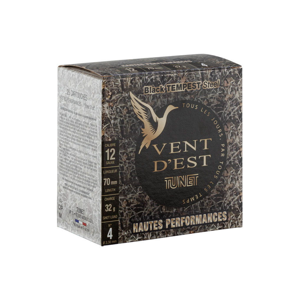 tunet vent d'est black tempest steel hp 12/70 32gr pb4