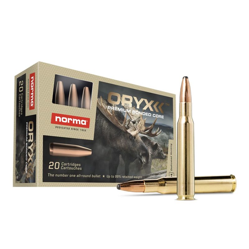 30 06 norma oryx 200gr, Norma, Oryx, .30-06 Springfield, 200 grains, munitions, chasse, grand gibier, chevreuil, sanglier, cerf, élan, wapiti, expansion, pénétration, précision, vitesse, énergie, noyau lié.