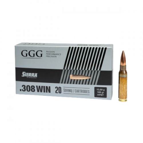 .308WIN GGG SIERRA FMJ HPTB 168GR