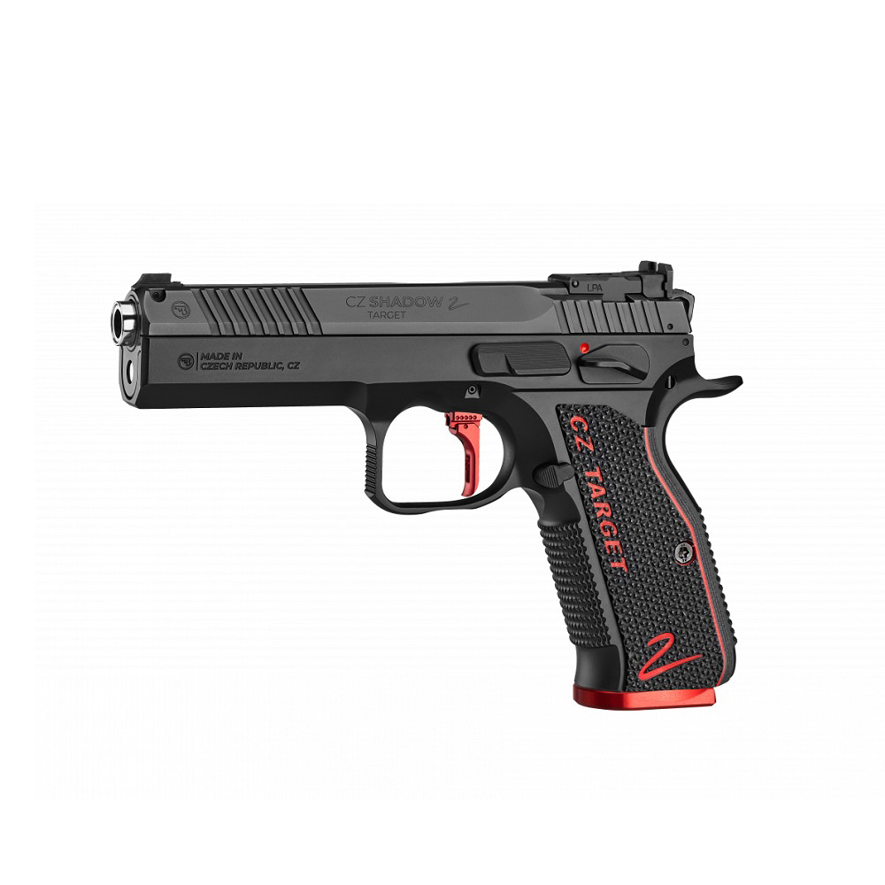 cz shadow 2 target 5 " cal.9×19, CZ, Česká zbrojovka, SHADOW 2, Target, 9x19mm, pistolet, tir sportif, précision, fiabilité, ergonomie, acier, canon 5 pouces, détente réglable, guidon fibre optique, hausse réglable.