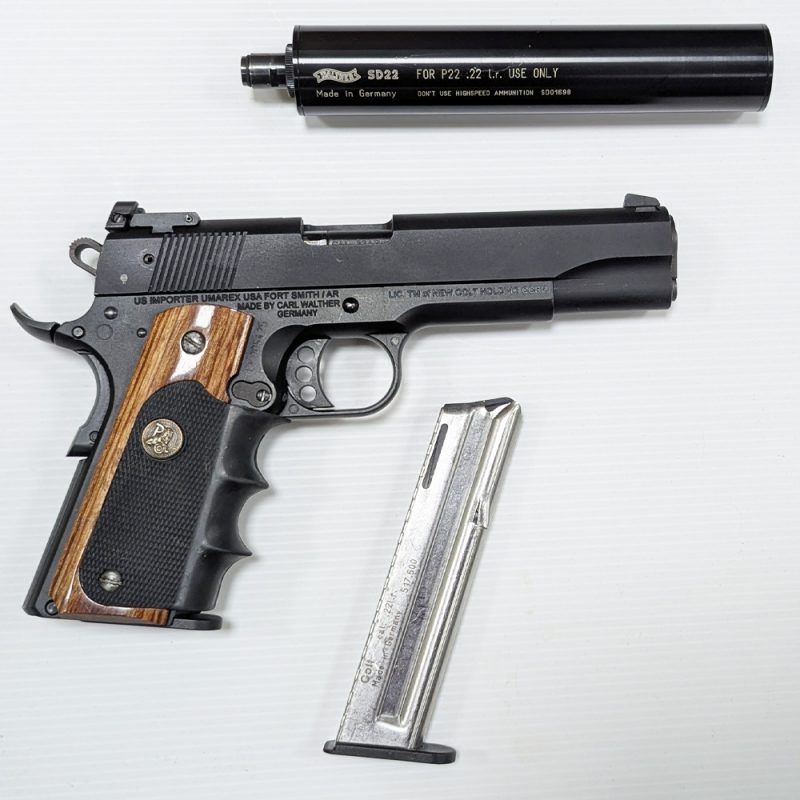 Dépôt vente - Pistolet WALTHER COLT Gold Cup Trophy .22lr - Le plaisir du tir .22lr dans un format 1911