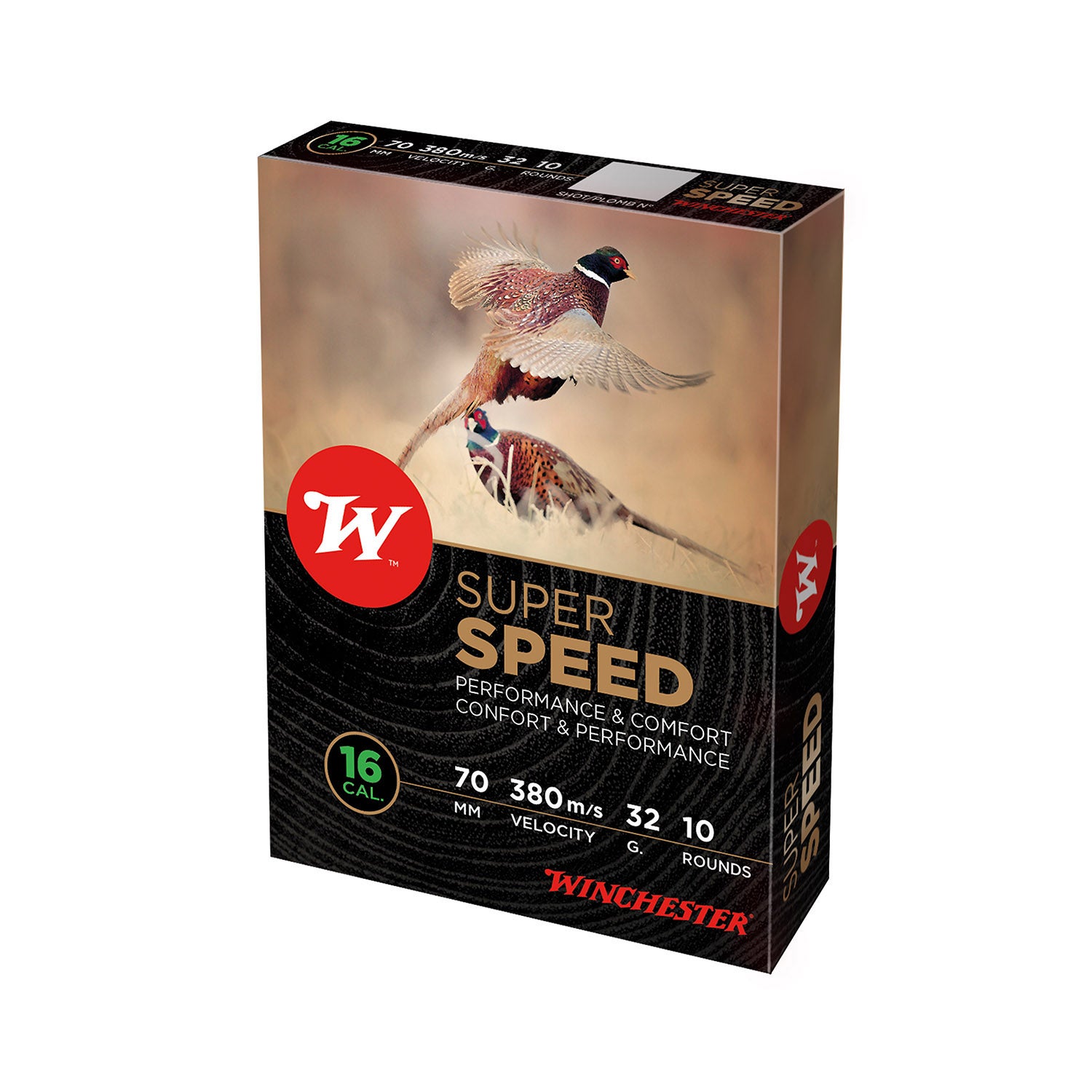 winchester super speed 16/70 32g, WINCHESTER, Super Speed, 16/70, 32g, cartouches, chasse, plomb, fusil de chasse, vitesse, poudre G2, bourre jupe, boîte plate, sertissage en étoile.