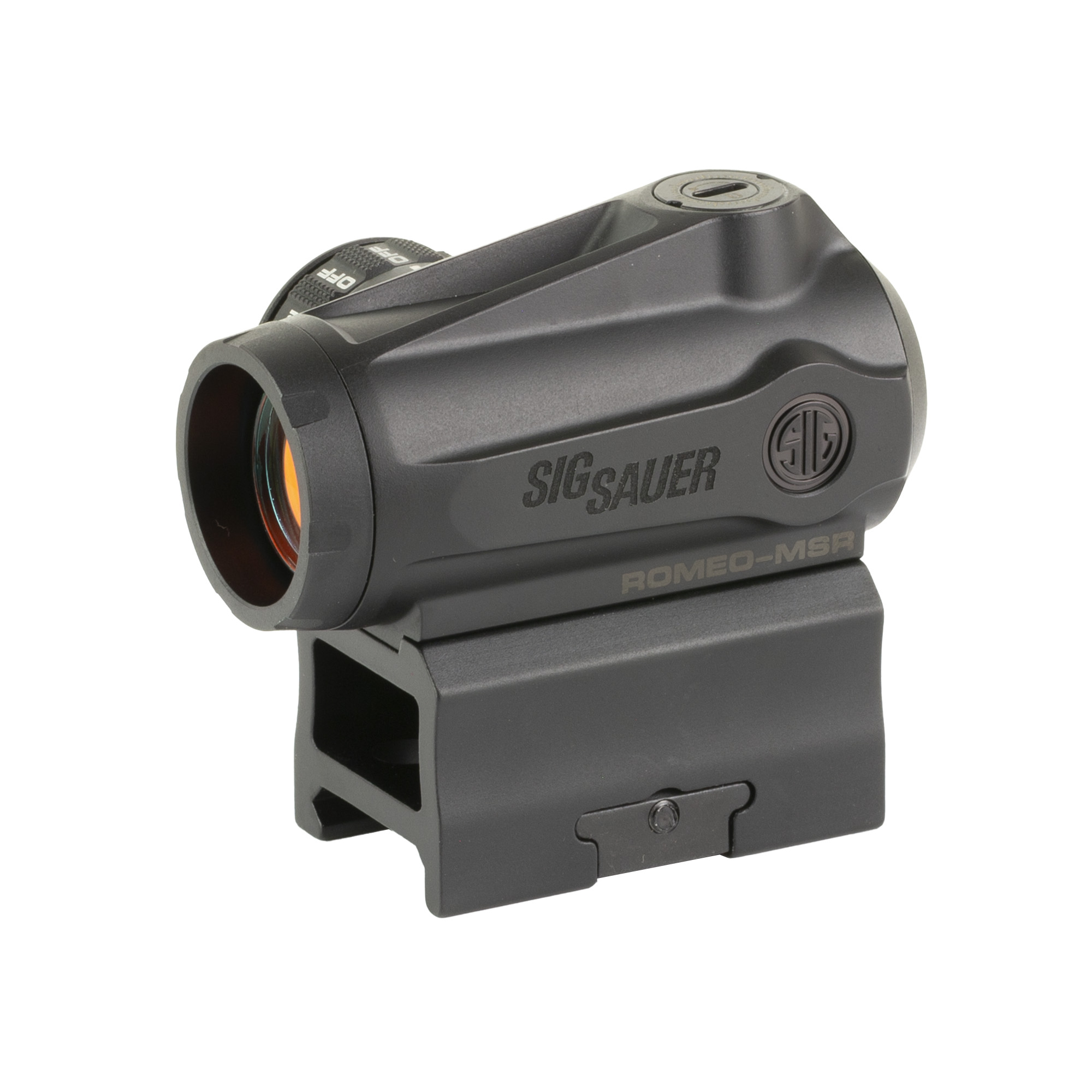 point rouge sig sauer romeo msr gen2 2moa dot, SIG SAUER ROMEO MSR GEN2, viseur point rouge, réticule 2 MOA, étanche IPX-7, montage bas, chasse, optique de précision, SIG SAUER, autonomie 20 000 heures