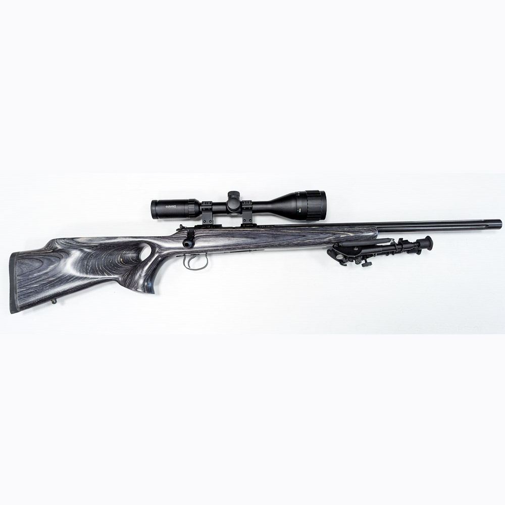 dépôt vente cz 455 thumbole grey + hawke 3 9x50 ao, CZ 455 Thumbhole Grey, carabine .22LR dépôt vente, CZ 455 avec lunette, lunette Hawke 3-9x50 AO, carabine tir sportif .22 LR, carabine fileté + optique