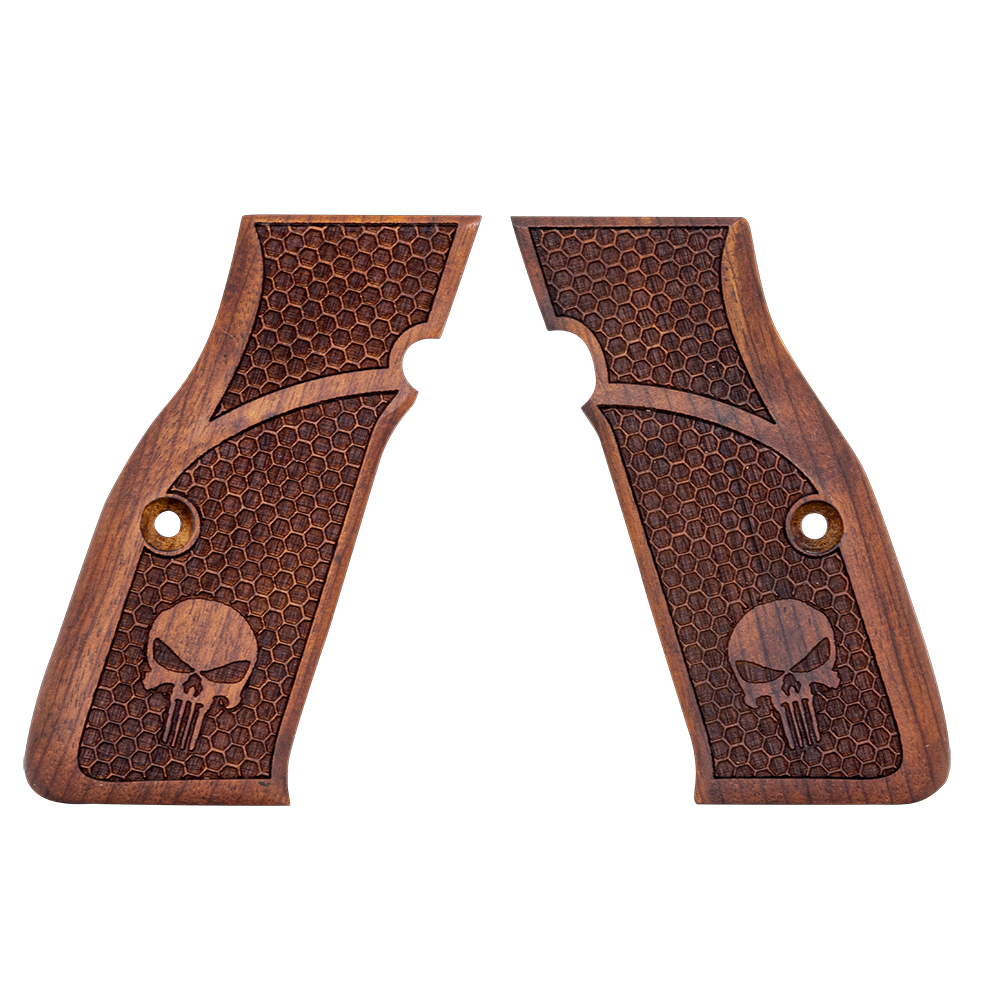 plaquettes bois Punisher CZ Shadow, MBT Punisher grip, CZ Shadow 1 poignée bois, CZ Shadow 2 plaquettes noyer, poignées bois MBT, accessoires CZ Shadow