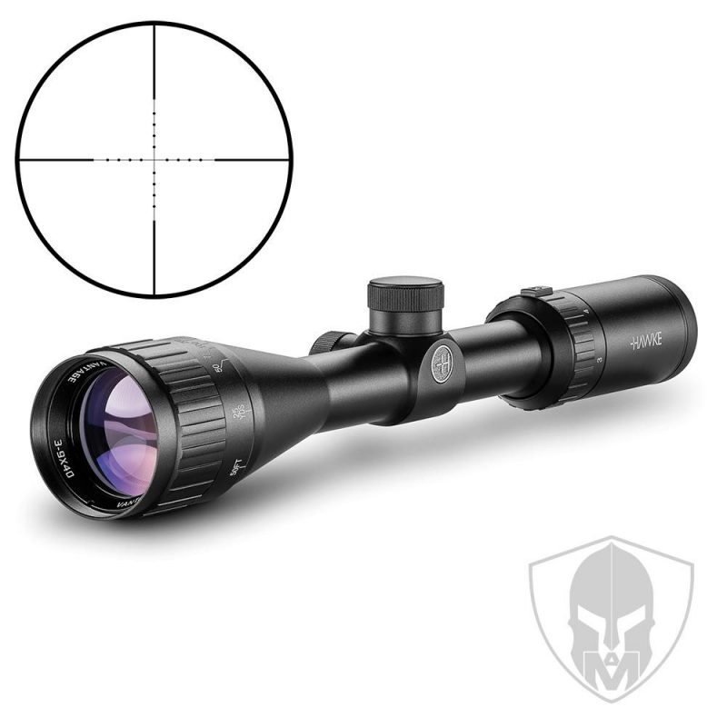 hawke vantage 3 9×40 ao mil dot, lunette Hawke Vantage 3-9x40, réticule Mil Dot, lunette tir sportif, lunette de chasse réglable, Hawke AO 3-9x40, lunette optique tous calibres, lunette SFP Hawke, objectif réglable parallaxe