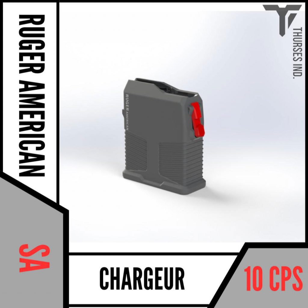 TI Chargeur RUGER AMERICAN .308win 10cps