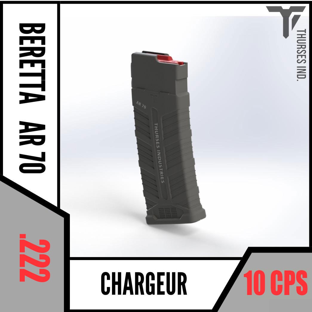 ti chargeur ar 70 beretta ar70 .222 bridé 10 cps cat c