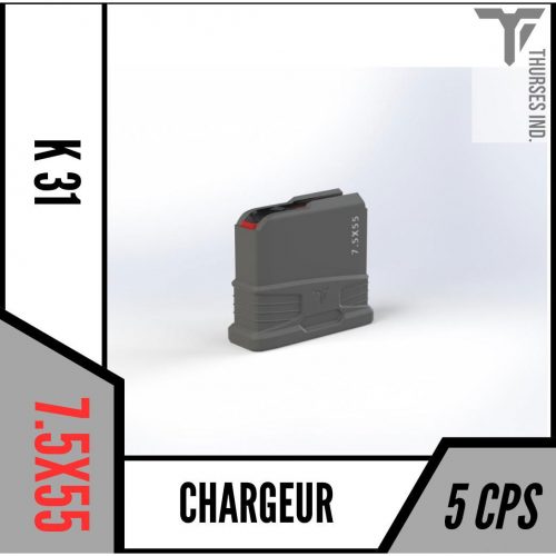 TI Chargeur Schmidt-Rubin K31 5cps