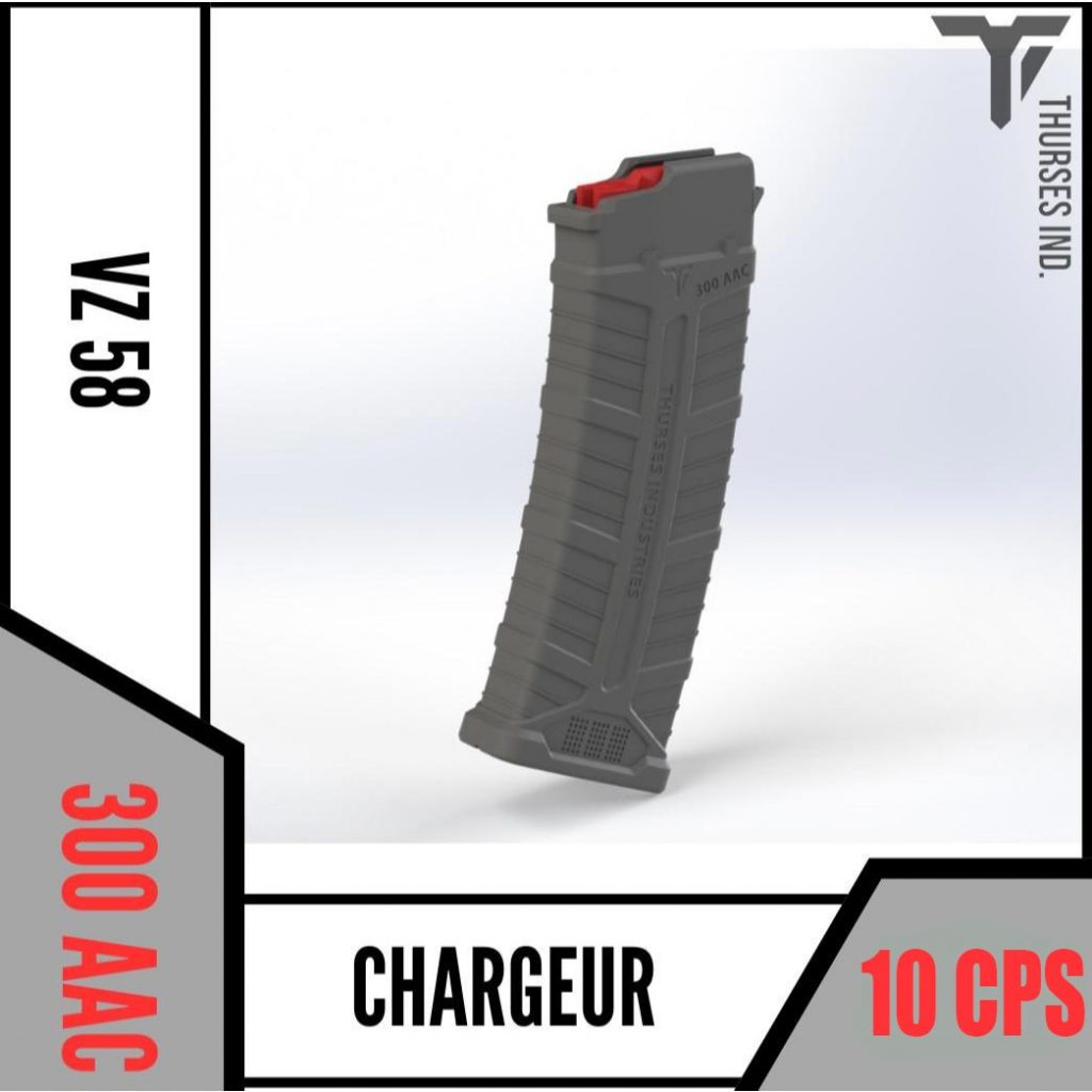 TI Chargeur VZ 58 .300BLK bridé 10 cps cat C