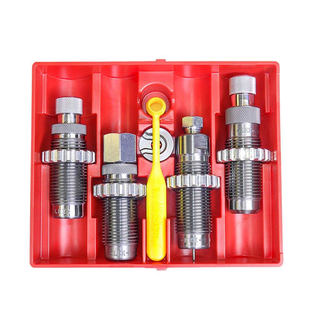 jeu 4 outils lee deluxe cal 9mm luger, ee deluxe 9mm, jeu d’outils lee 9x19, lee 90963, matrices carbure 9mm, rechargement 9mm luger, lee precision france, factory crimp die 9mm, outils de rechargement 9mm, die set 9mm, presse rechargement lee