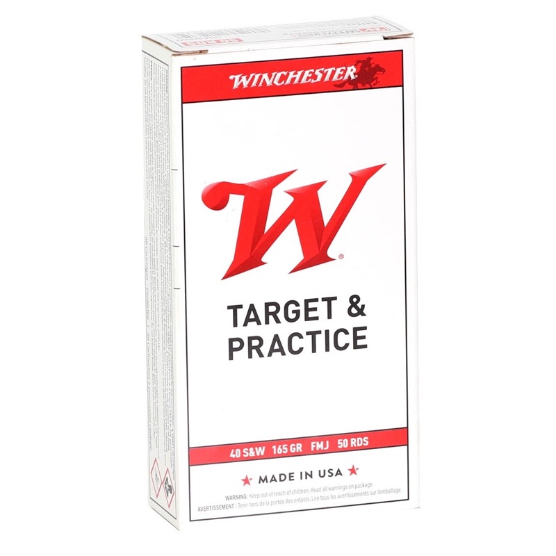 .40S&W WINCHESTER 165gr FMJ