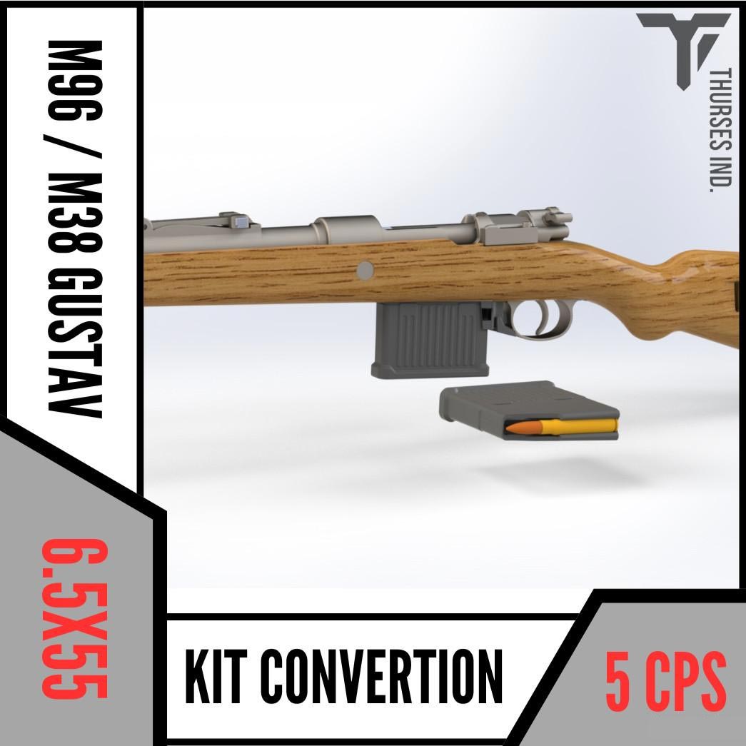 ti conversion + chargeur m96 / m38 carl gustav 5 coups