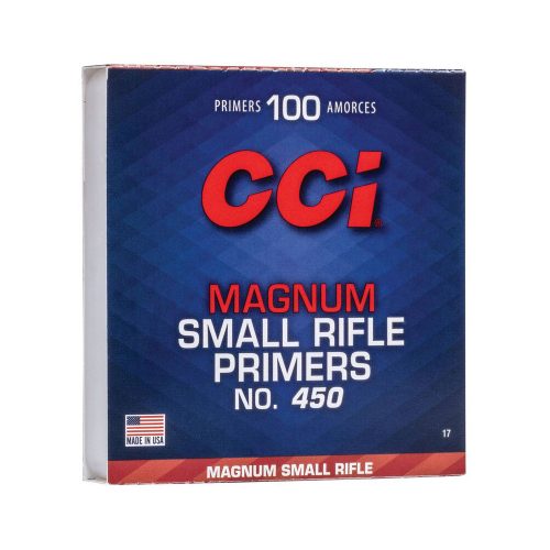 100 AMORCES CCI N°450 Magnum Small Rifle