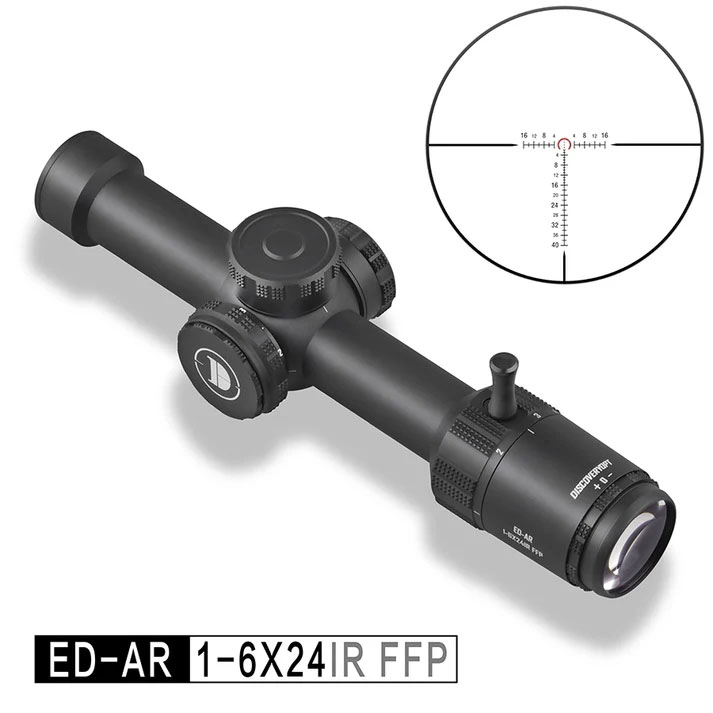 DISCOVERYOPT ED-AR 1-6x24 IR FFP-MIL LPVO