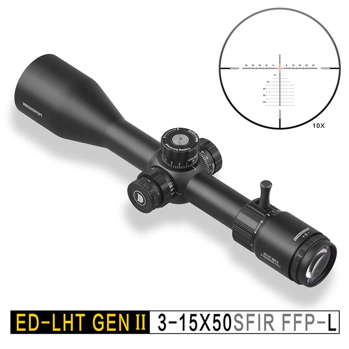 DISCOVERYOPT ED-LHT GEN 2 3-15x50 SFIR FFP-L MOA