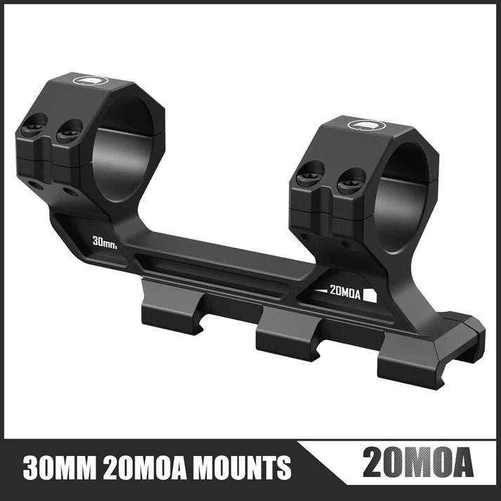 montage monobloc cantilever discoveryopt – incliné 20 moa – 30 mm