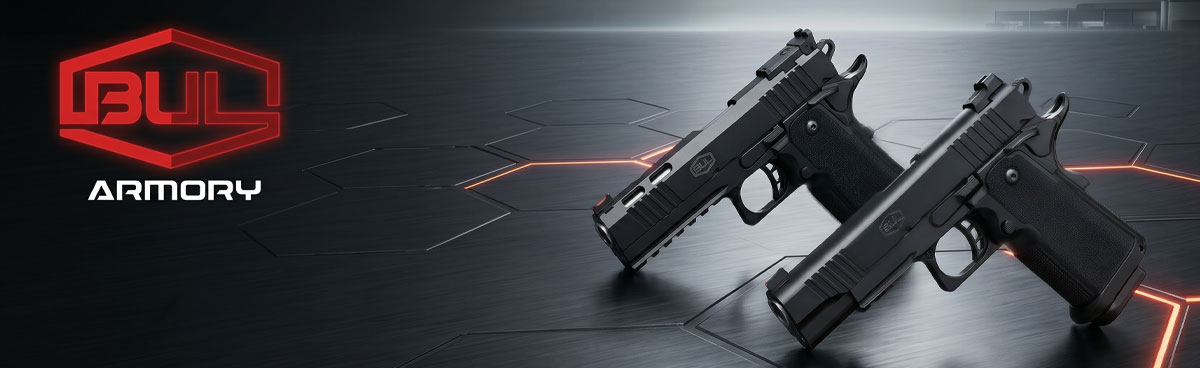bul armory, Pistolet Bul Armory, Bul SAS II, arme IPSC 2011, pistolet 1911 9mm, Bul Armory Axe Cleaver, arme de poing compétition, pistolet tir dynamique, Martin Armes.
