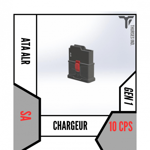 TI Chargeur ATA TURQUA ALR Short Action 10 cps