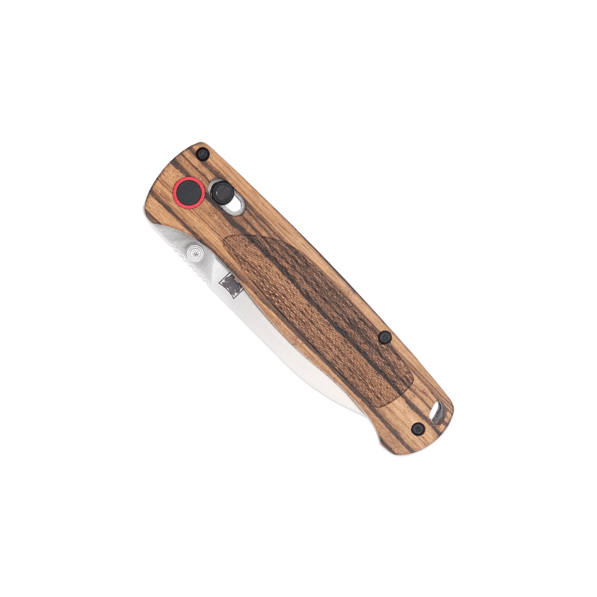 Couteau Pliant Cobratec Zebrawood - Manche en Bois et Lame D2 (CBZWDBLD)