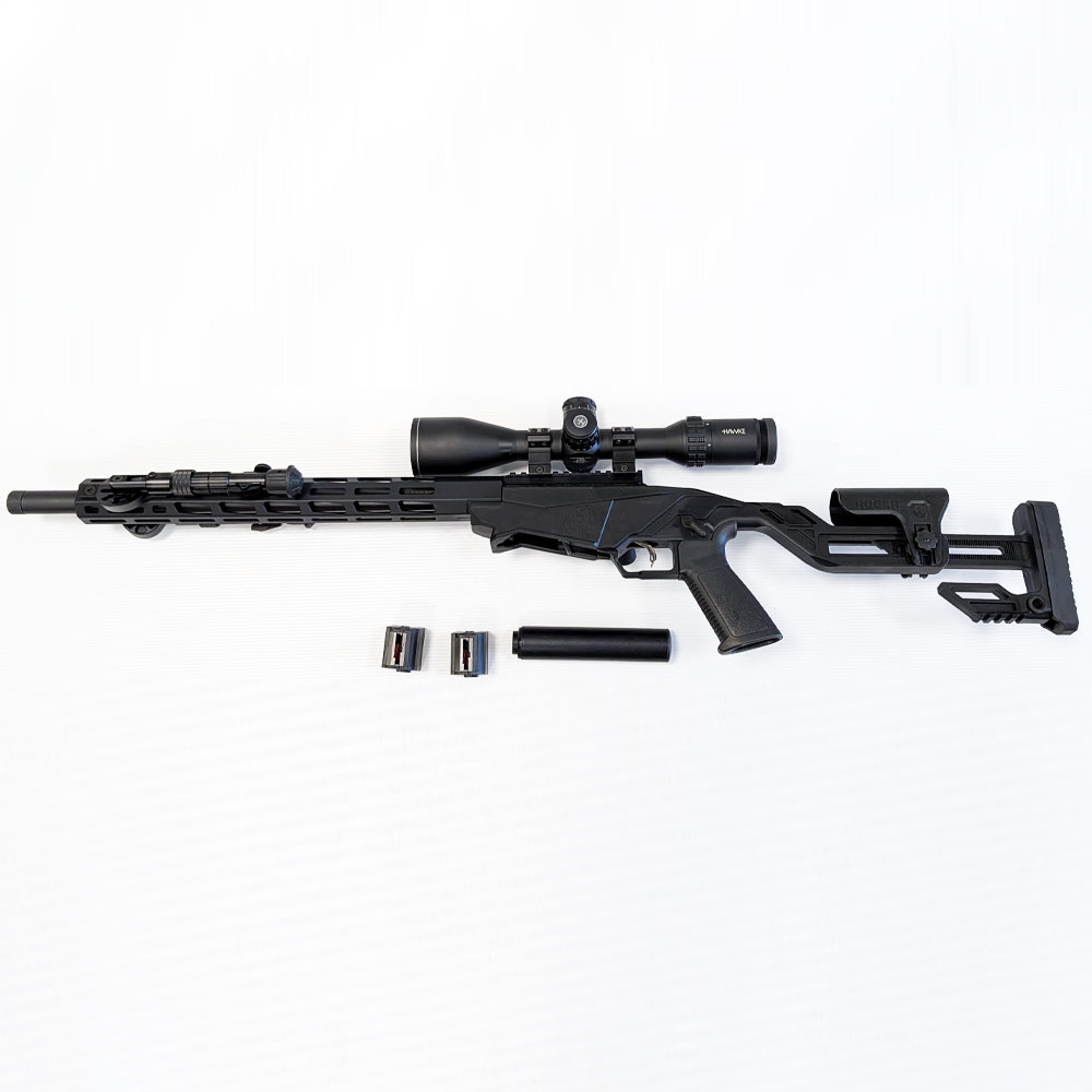 Dépôt-Vente : Pack Ruger Precision Rimfire .22LR + Lunette Hawke