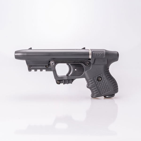 Pistolet de Défense Lacrymogène JPX - Projecteur Professionnel OC 2 Coups