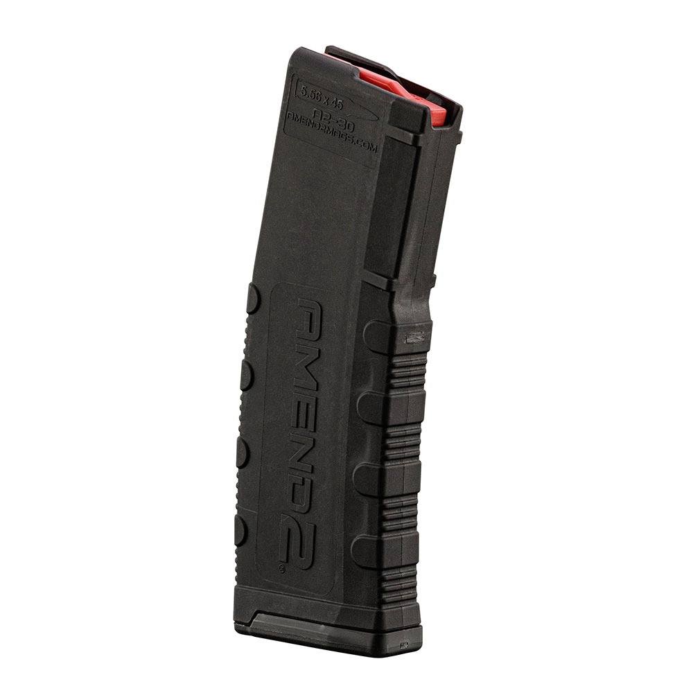 amend2 chargeur ar 15 mod2 .223rem 30 coups noir, Chargeur Amend2 AR15, chargeur AR-15 TSV, chargeur 30 coups 223 Rem, Amend2 Mod 2 noir, chargeur polymère antichoc AR15, planchette rouge fluo AR15, magasin M4 30 coups 686751104015.